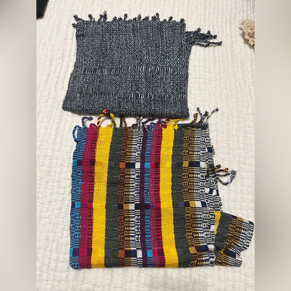 Like new fabric scarves